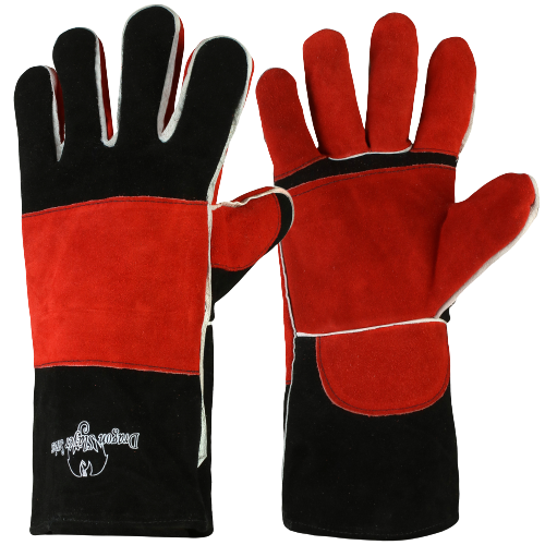 Custom Logo BBQ Gloves High Temperature Resistance Oven Mitts 500