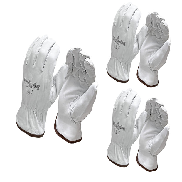 Premium Goatskin Leather Driver Welding & Work Gloves