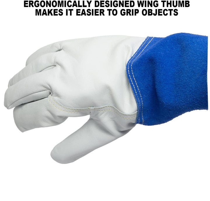 Blue TIG Welding Gloves - Strongarmwelding.com